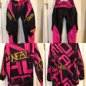 O’NEAL “element” Jersey & racing pants SET!!🖤💞